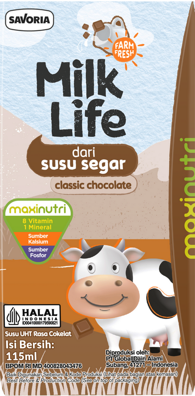 MilkLife UHT Kids Classic Chocolate 115ml